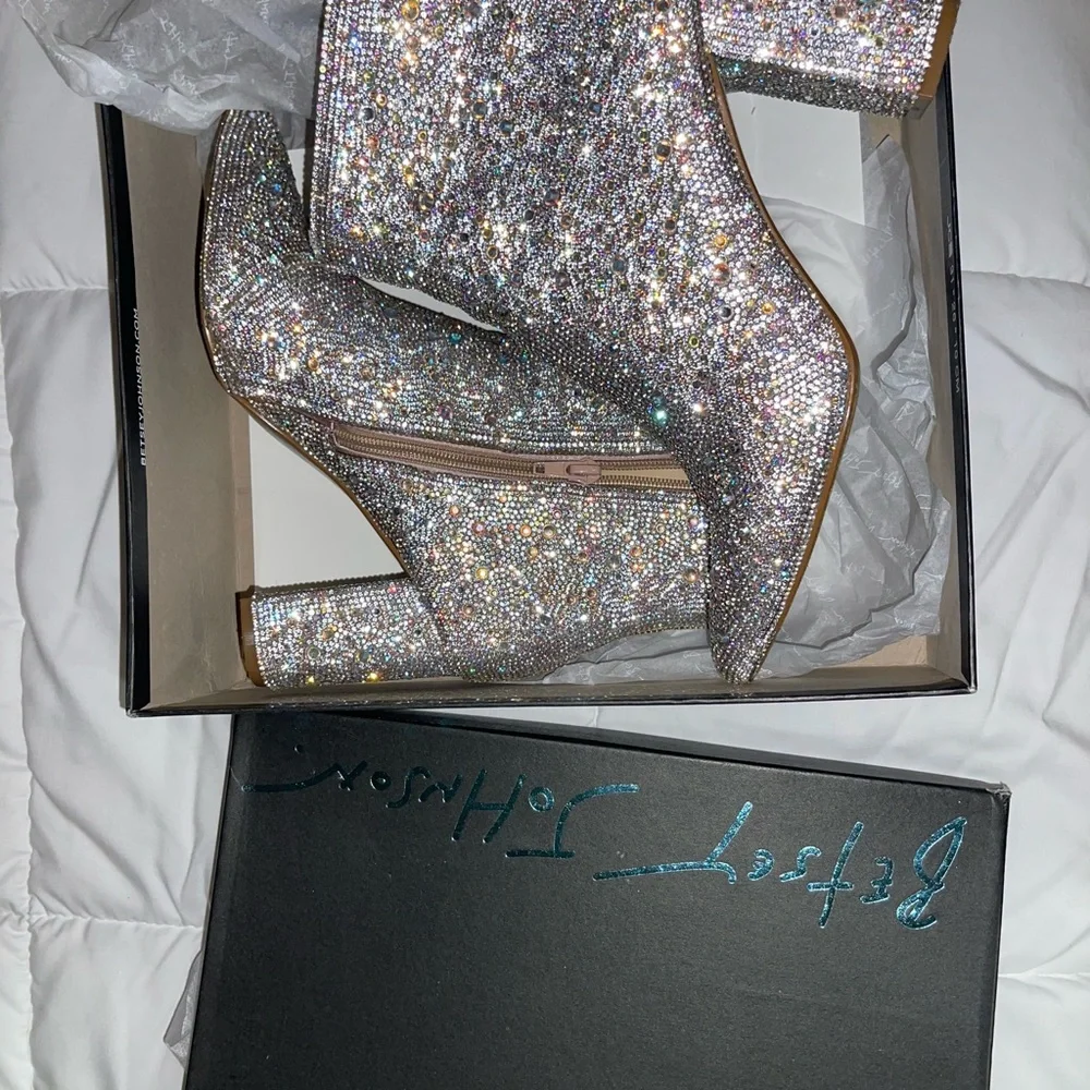 Betsy Johnson Diamond Booties - Picture 2 of 4